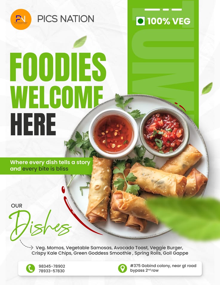 Restaurant food banner
